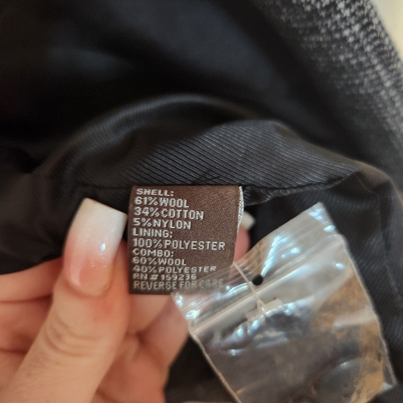 J. Mclaughlin Warrington Jacket Double Breasted Wool Blend Blazer Size 10 - Picture 10 of 11